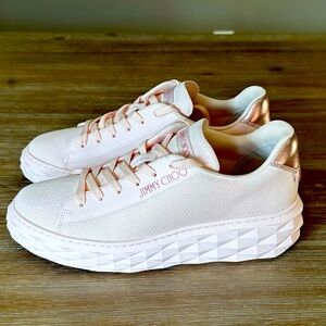 JIMMY CHOO Diamond light maxi sneakers pink Size 40
